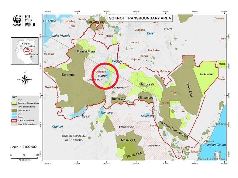 Karte Lake Natron im Unganisha Schutzgebiet.png